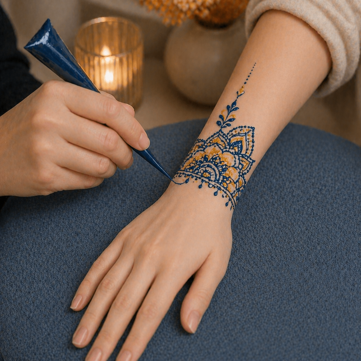 One hand – up to the forearm (full design)